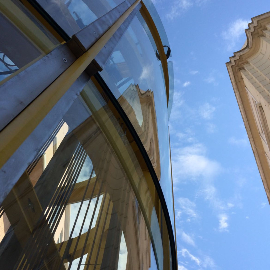 Ascensor hacia la Ciudad Vieja en A Coruña